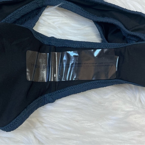 J Crew Blue Textured Bikini Swim Bottoms Medium NWT - Picture 9 of 9